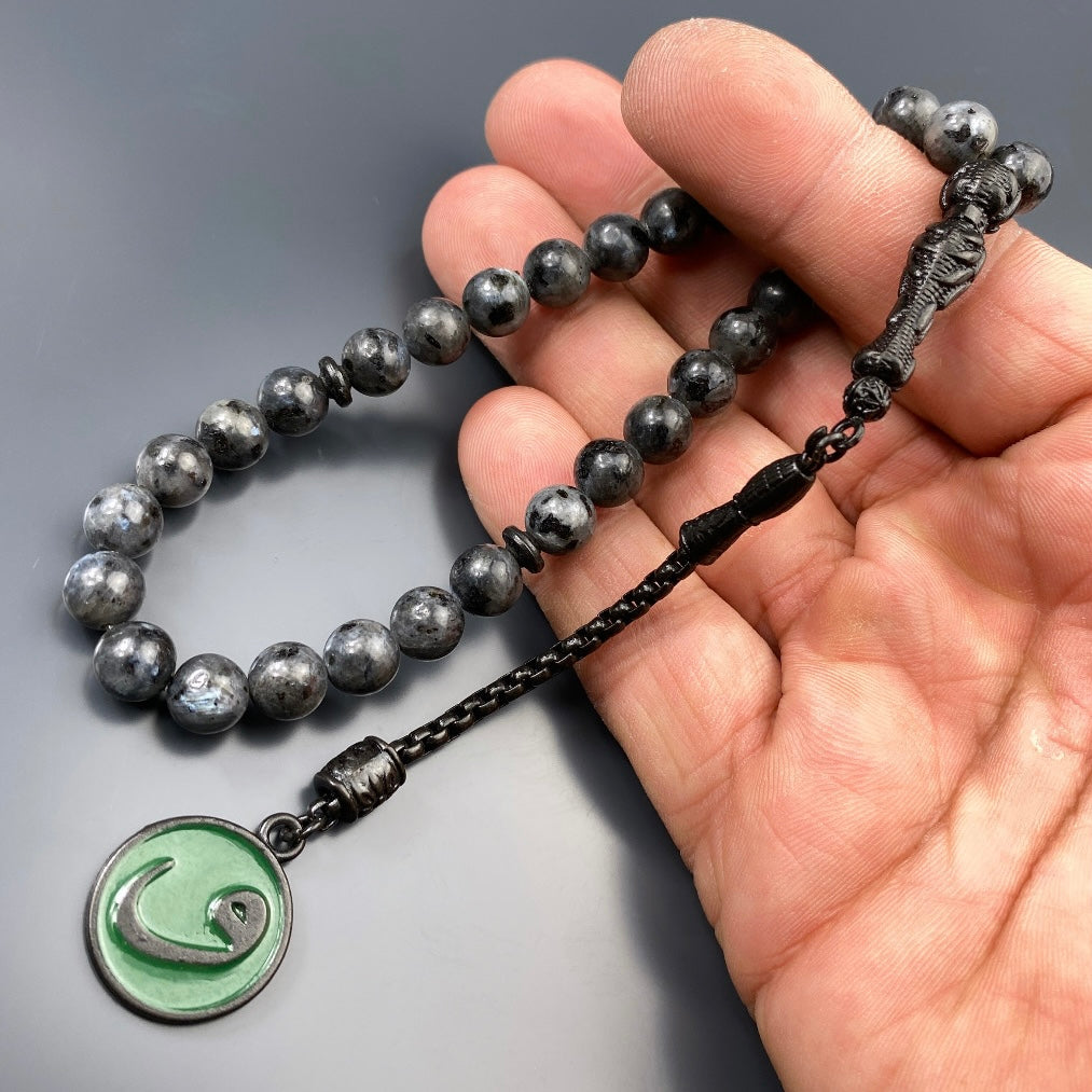 Tesbih Larvikit Glanz Black Edition VAV Logo