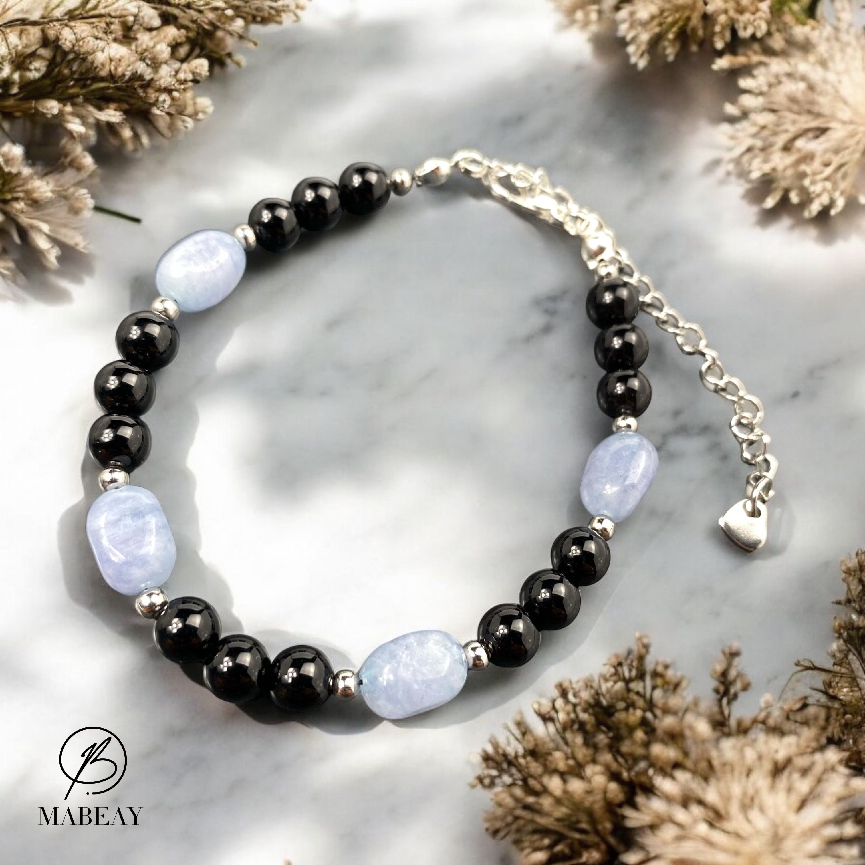 Onyx & Chalzedon Tasi Dameschmuck Armband
