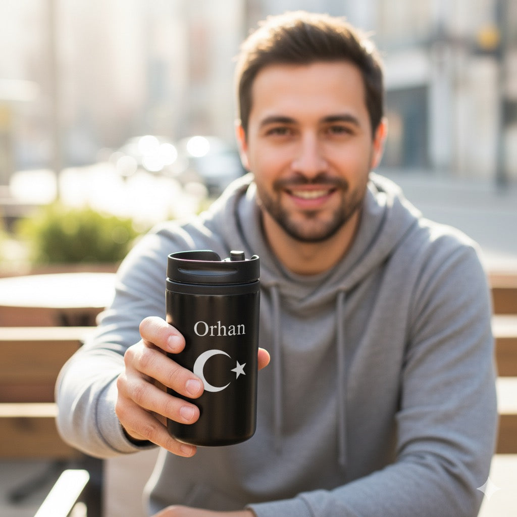 Thermobecher / Kaffebecher Türkiye Ay Yildiz Logo
