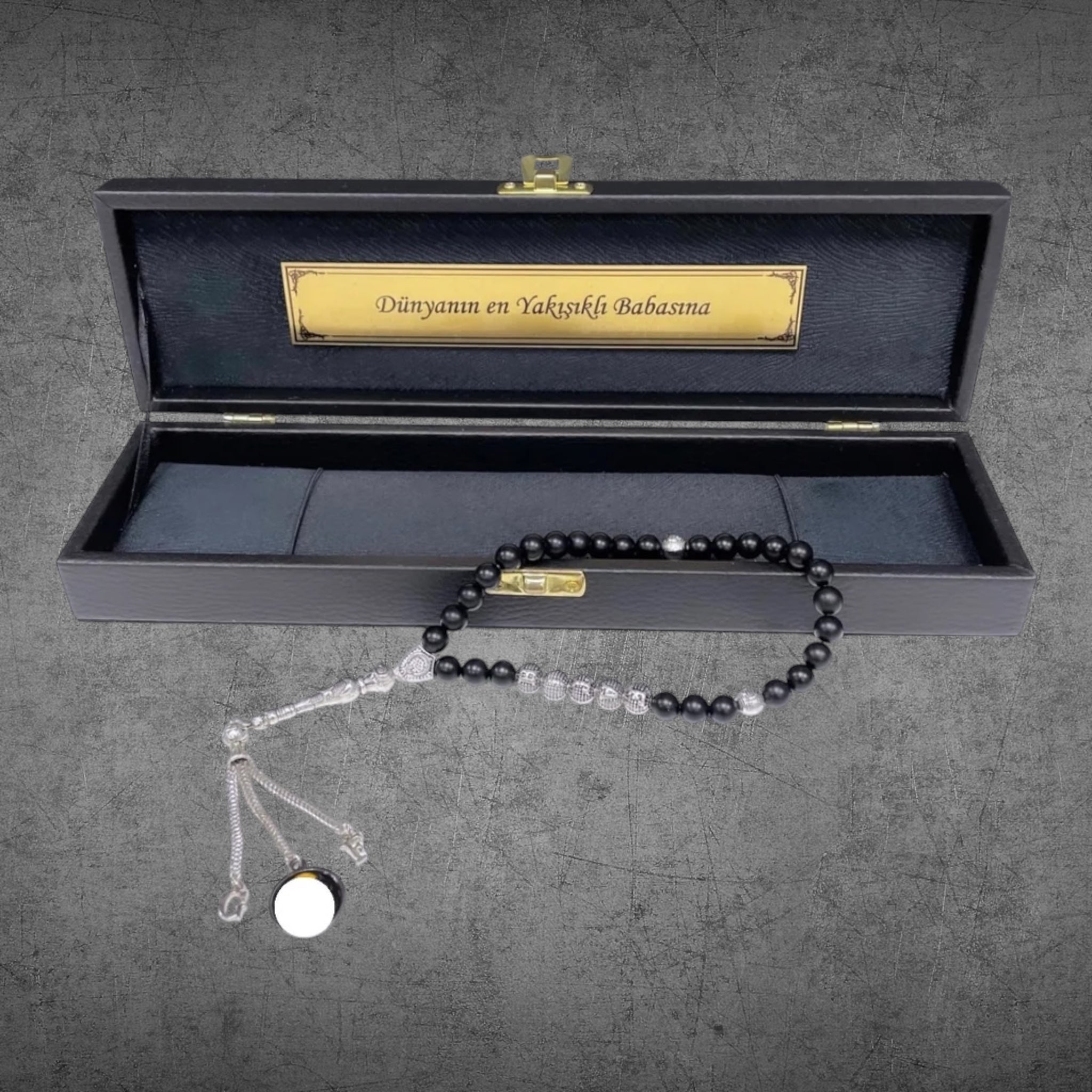 Tesbih mit New Black Box TARAFTAR Logo Geschenkset