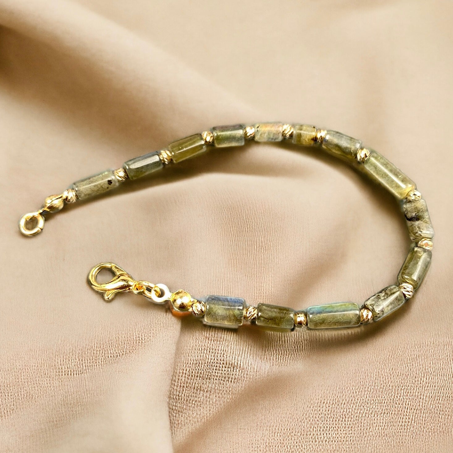 Labradorit Perlen Armband