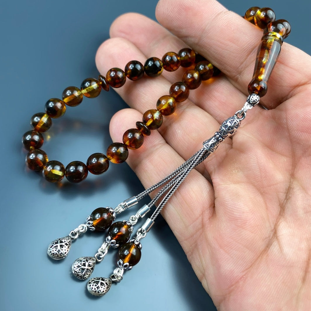 Kehribar Tesbih Basic Anhänger Logo 925 Silber