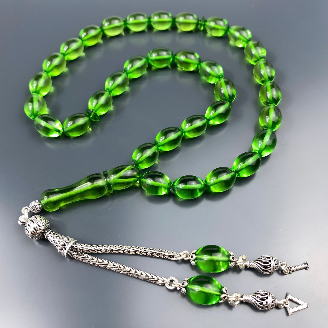 Kehribar Tesbih Gebetskette Perlenkette Männerschmuck Tesbih mit Namen personalisiert namaz tesbih