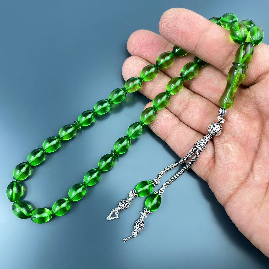 Kehribar Tesbih Gebetskette Perlenkette Männerschmuck Tesbih mit Namen personalisiert namaz tesbih