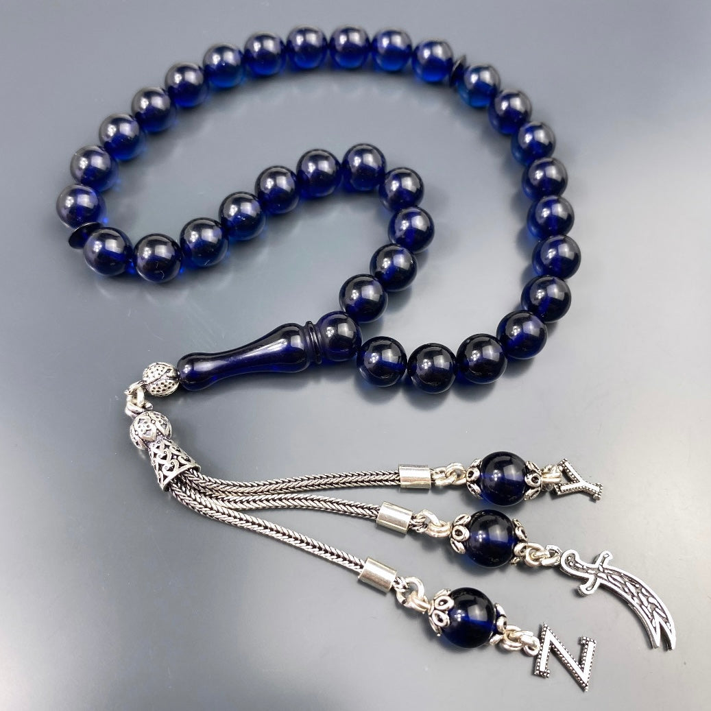 Kehribar Tesbih Gebetskette Perlenkette Männerschmuck Tesbih mit Namen personalisiert namaz tesbih