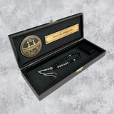 Tesbih / Gebetskette Geschenkset Black -Mekke klein Logo