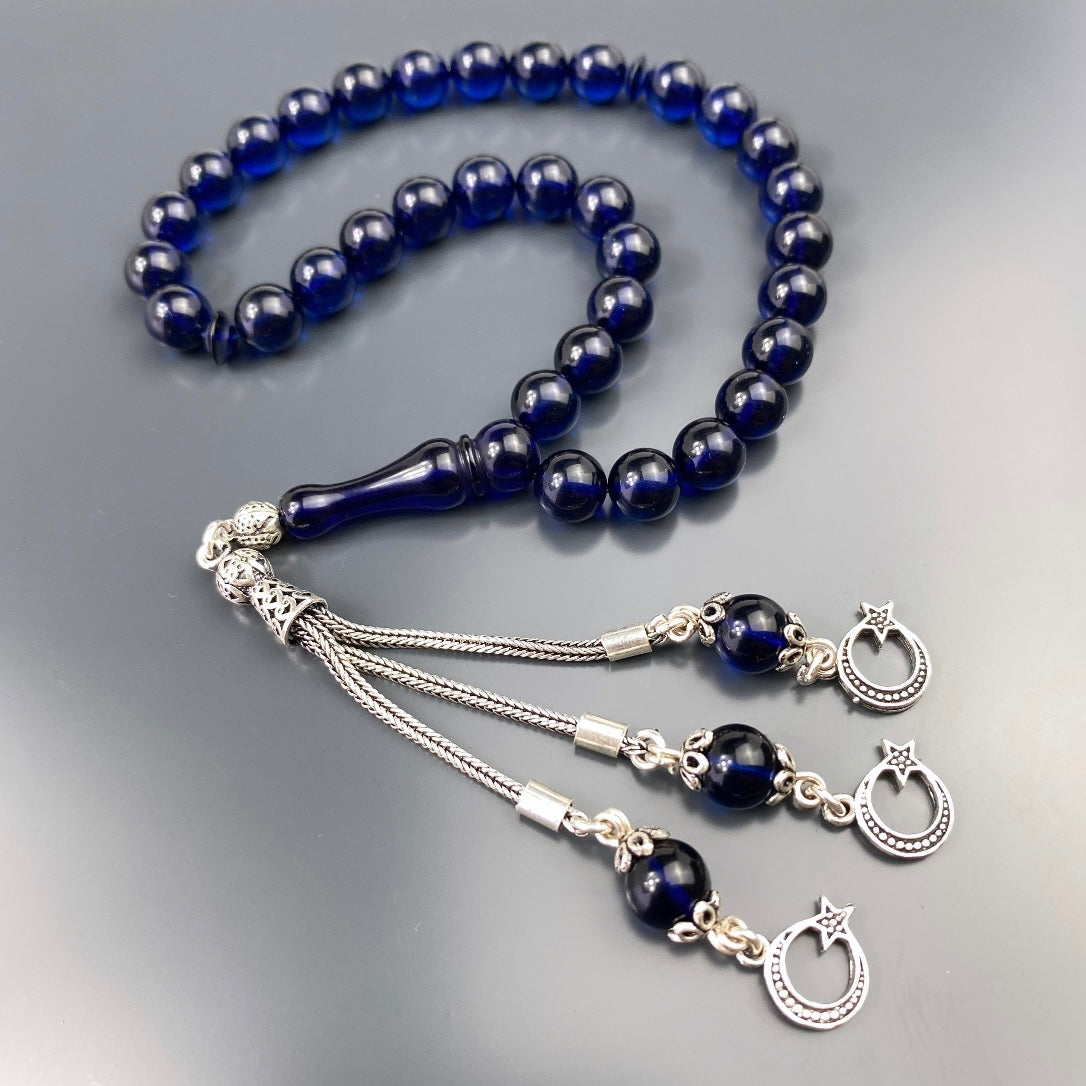 Kehribar Tesbih Gebetskette Perlenkette Männerschmuck Tesbih mit Namen personalisiert namaz tesbih