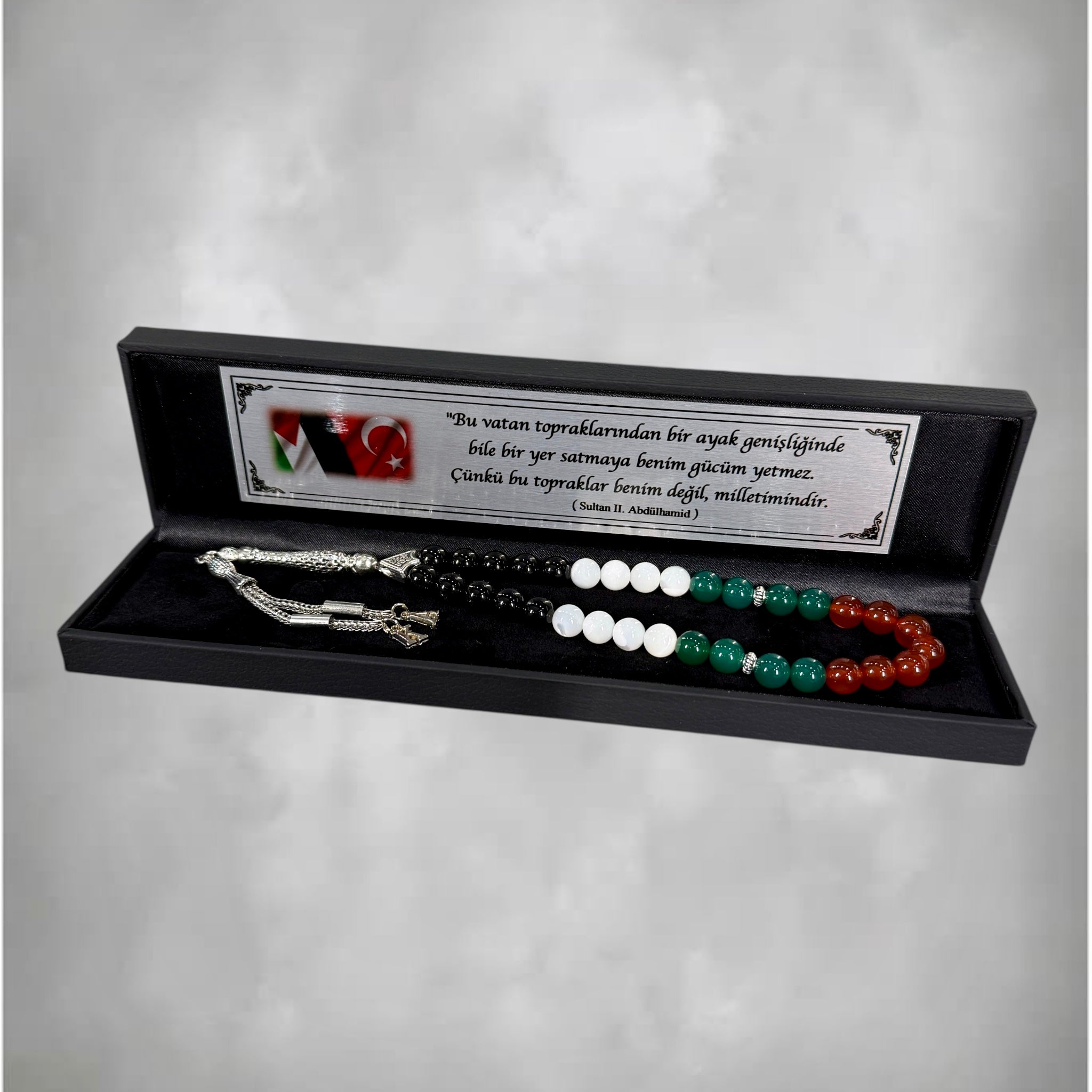 Tesbih mit 2 Buchstaben Palästina / Türkiye Black Box