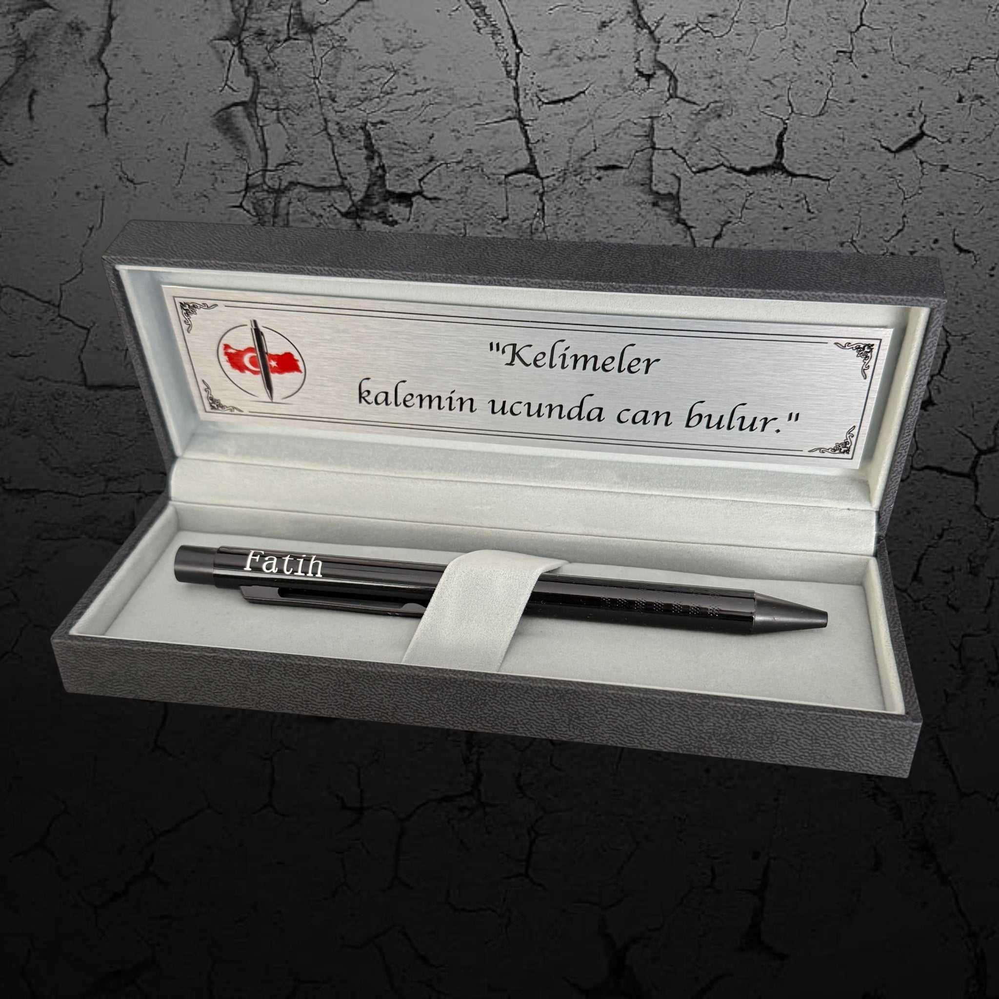 Personalisierter Kugelschreiber Türkei Edition 1 mit Etui & Wunschtext