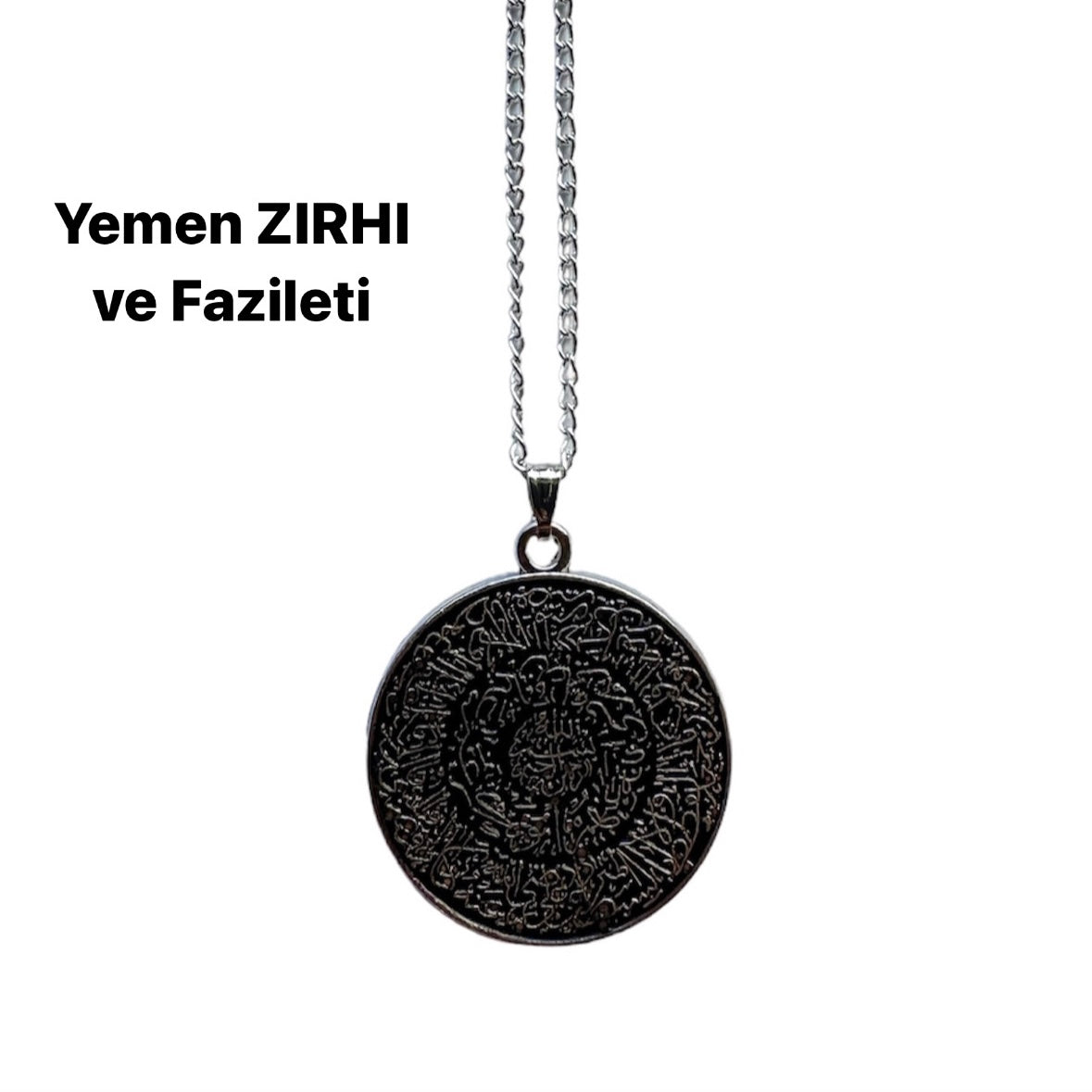 Yemen Zirhi ve Fazileti Kolye Halskette Metall