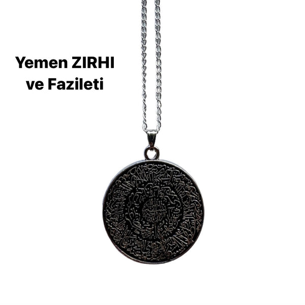 Yemen Zirhi ve Fazileti Kolye Halskette Metall