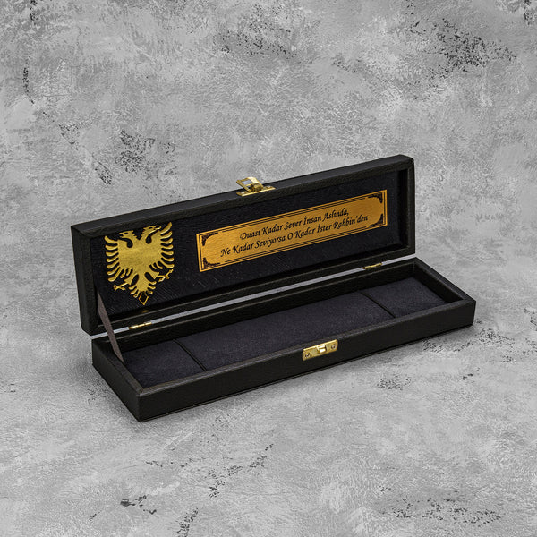Tesbih Gebetskette Box Kutu personalisiert Albanisch