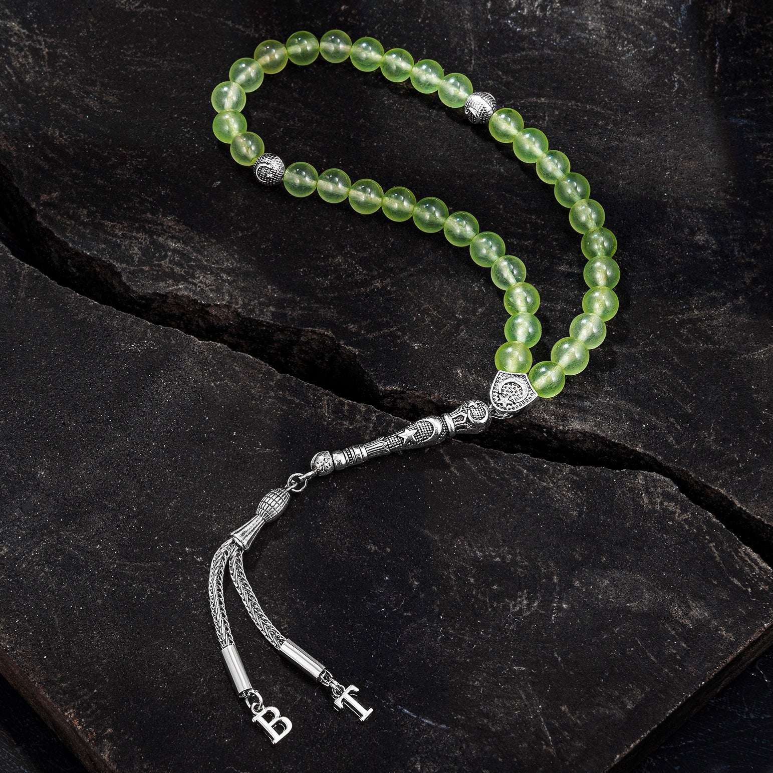 Green Jade Tesbih / Gebetskette