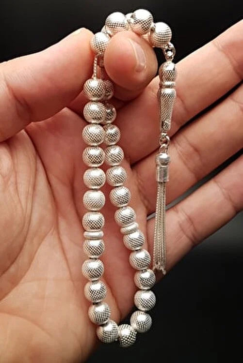 Silber Tesbih 925 Gümüs Küre Kesim Modell 2
