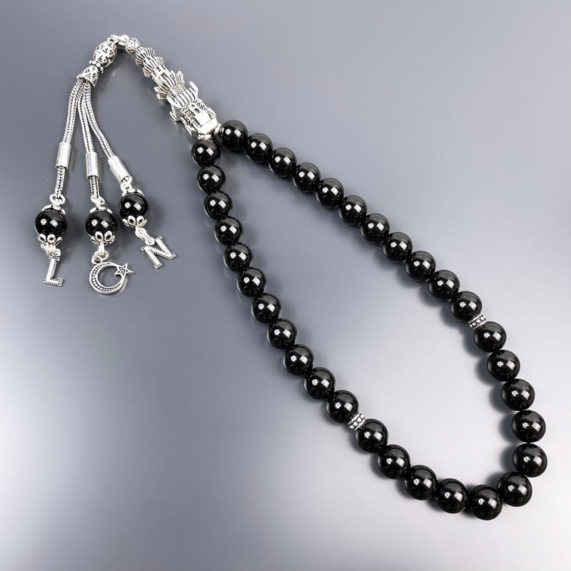 Onyx Dogaltas Tesbih Medine Minaresi 925 Silver