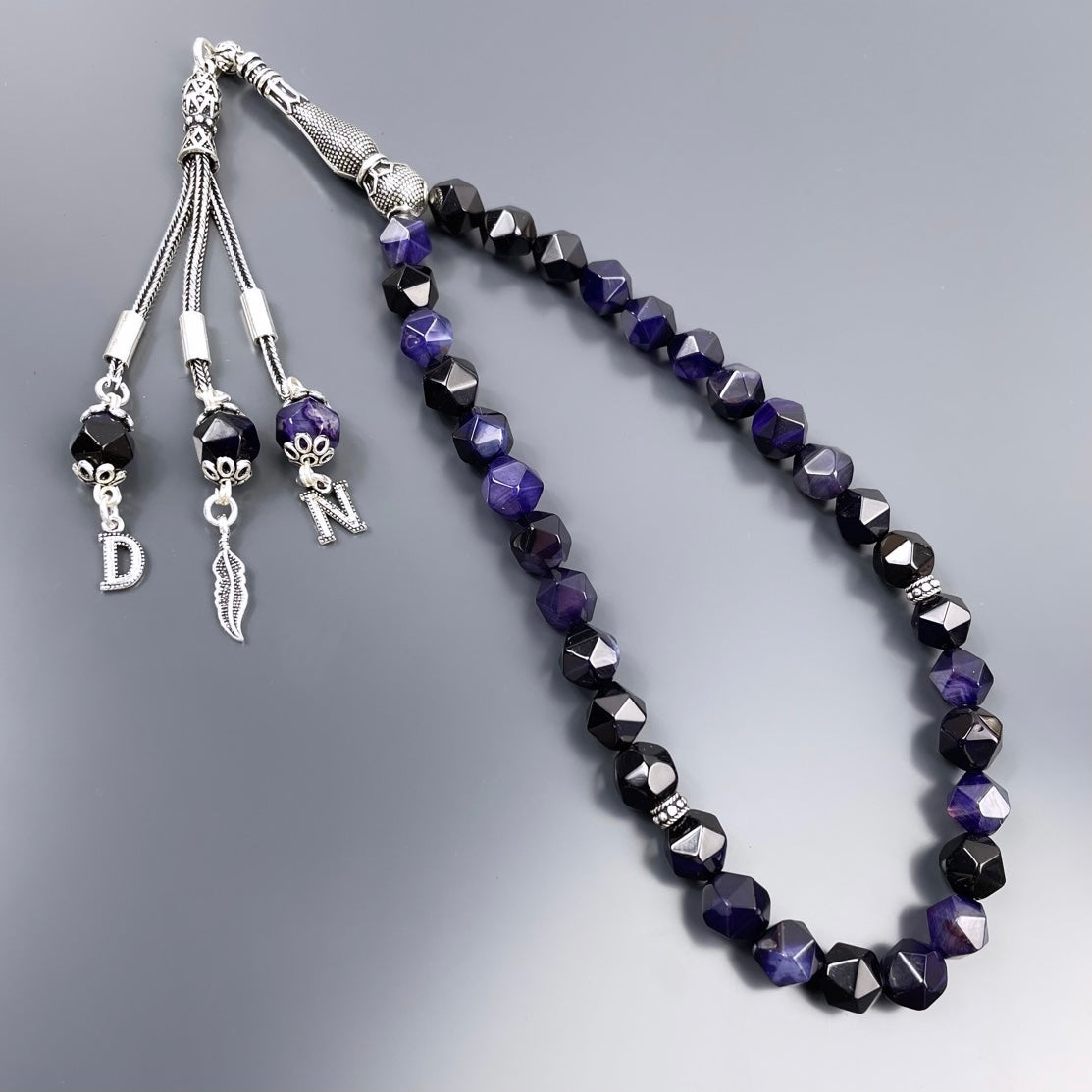 Jade Dogaltas Tesbih 925 Silver
