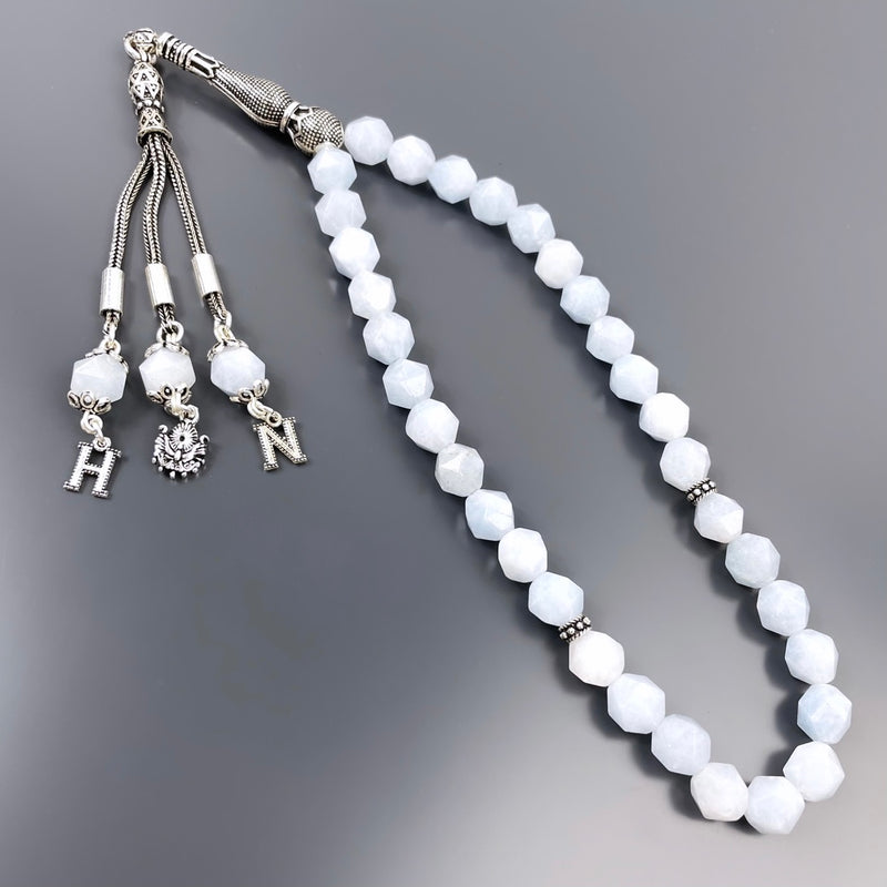 Jade Dogaltas Tesbih 925 Silver