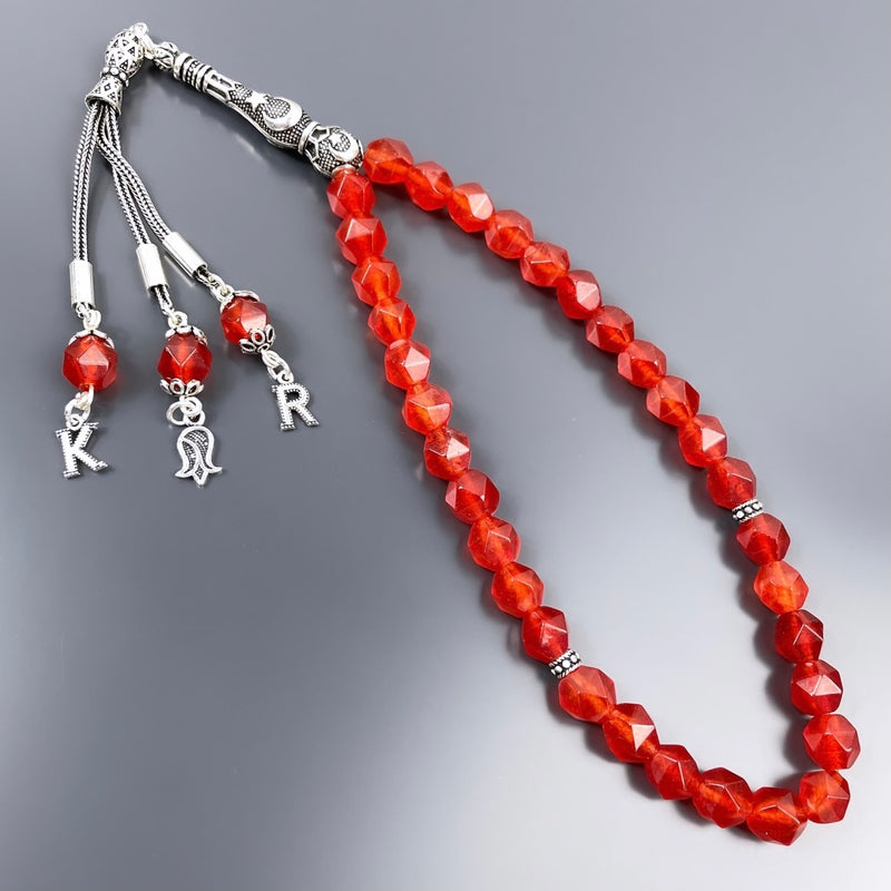 Jade Dogaltas Tesbih 925 Silver