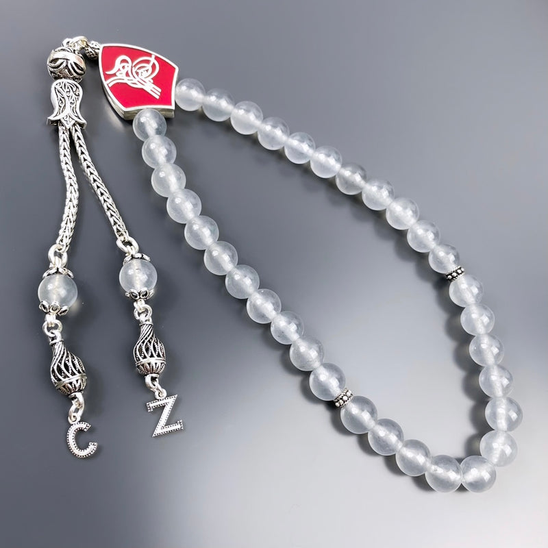 Jade Dogaltas Tesbih Tugra Logo 925 Silber