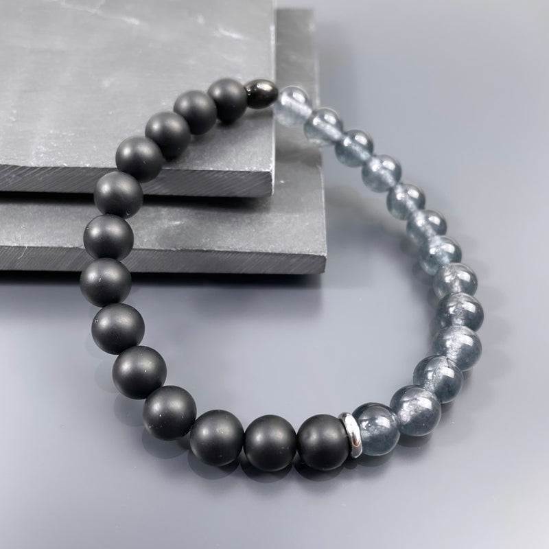 Onyx / Jade Armband No.3