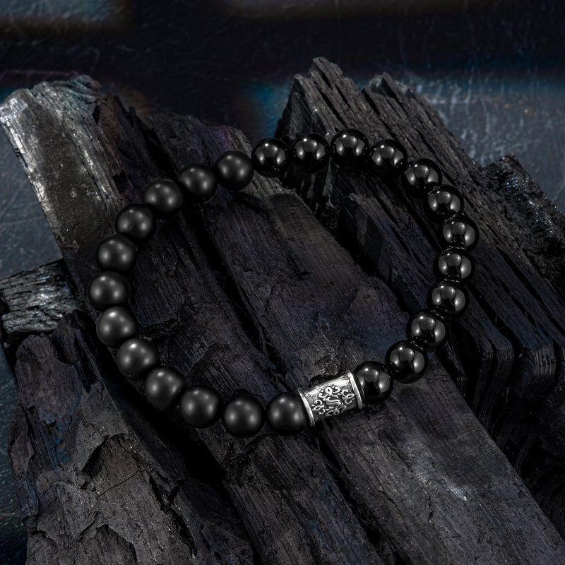 Perlenarmband Onyx No.17