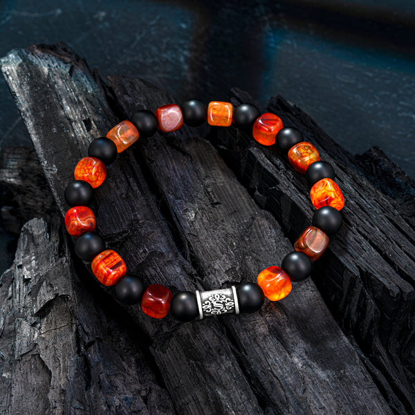 Perlenarmband Onyx Achat No.5