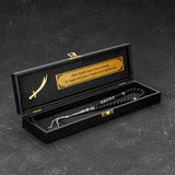 Tesbih kisiye özel, personalisierte Gebetskette mit Box Namen. Oltu, Kehribar, Gümüs Tesbih, Dogaltas Geschenkset