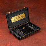 Büyük Boy Black Box Set mit Wunschtext Tesbih gebetskette geschenkset 