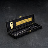 Tesbih mit Black New Box - Baba Kiz Logo und Wunschtext Geschenkset