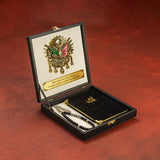 Tesbih Set Black Creme Box Osmanli Logo mit Yasin - Serif kuran ayet hadis ayet el kursi tebareke amma quran hadis türk ay yildiz islam mekke medine allah
